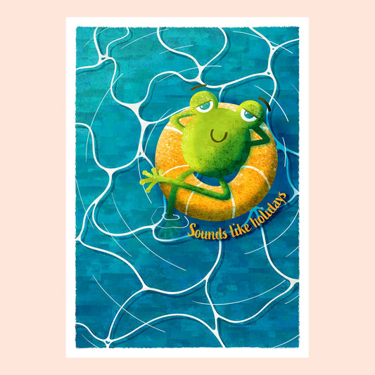 Illustration A4 - Un air de vacances