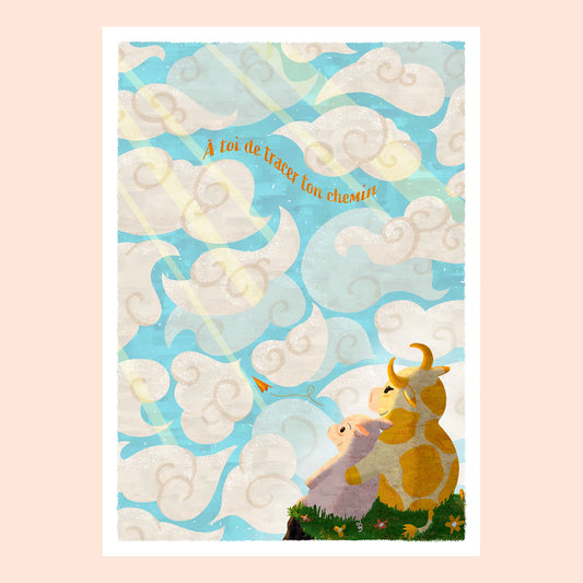 Illustration A4 - Trace ton propre chemin