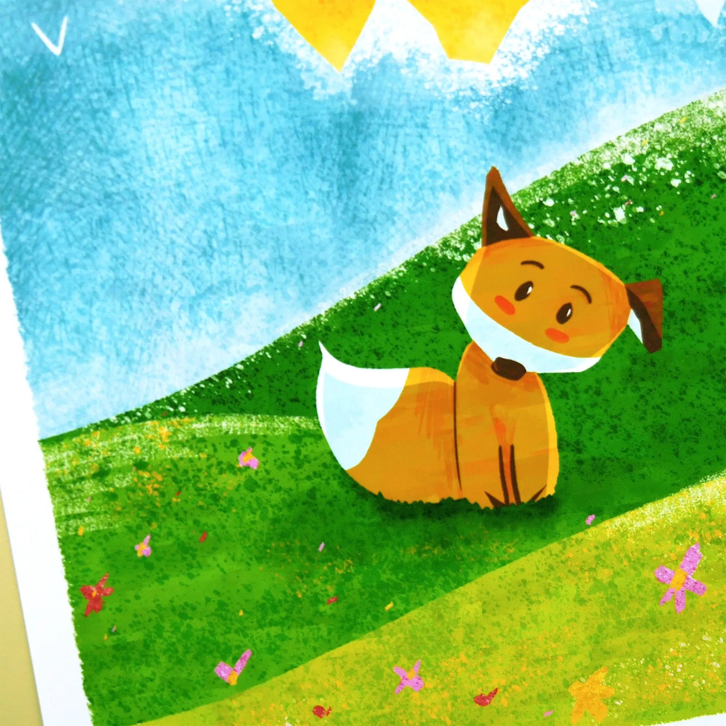 Illustration A4 - Petit renard