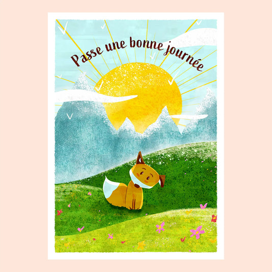 Illustration A4 - Petit renard