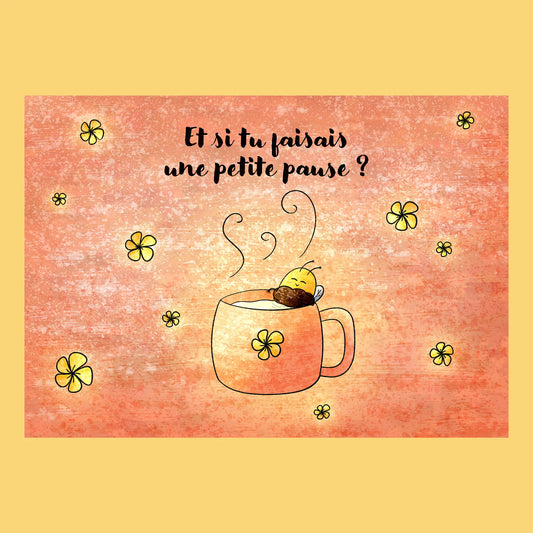 Carte postale - Petite pause