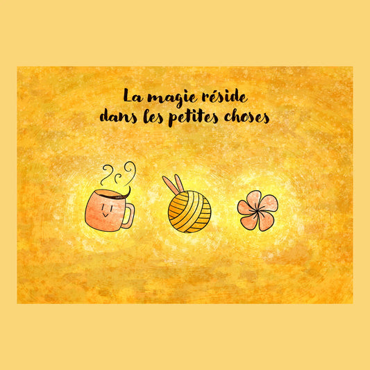 Carte postale - La magie des petites choses