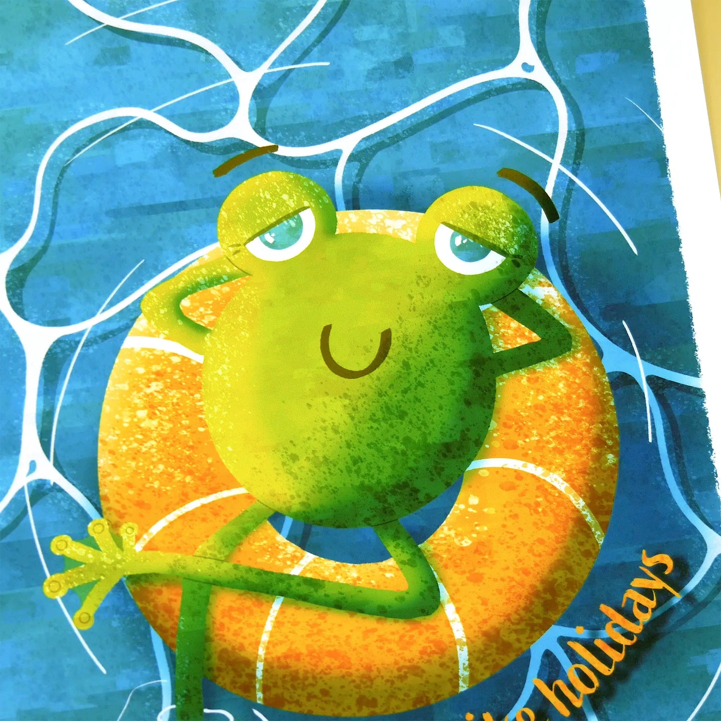 Illustration A4 - Un air de vacances