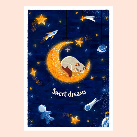Illustration A4 - Fais de beaux rêves