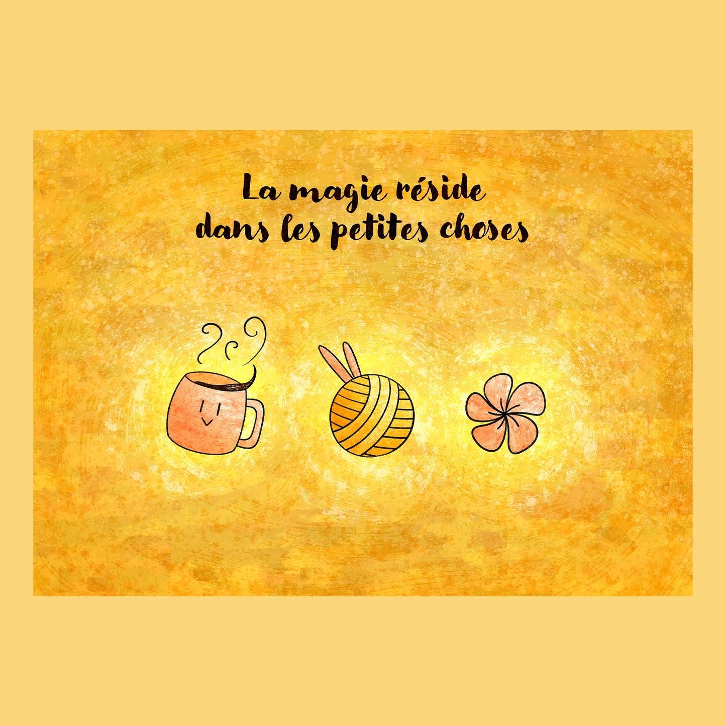 Carte postale - La magie des petites choses