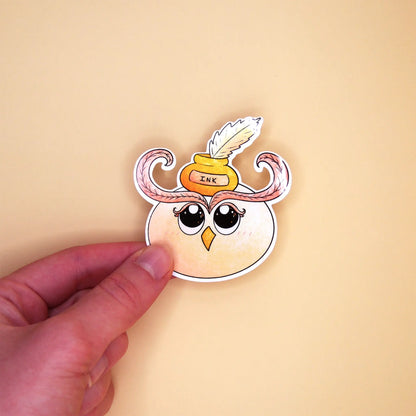 Bundle Hiboux Amoureux / Lot de 3 - 1 carte postale, 2 stickers