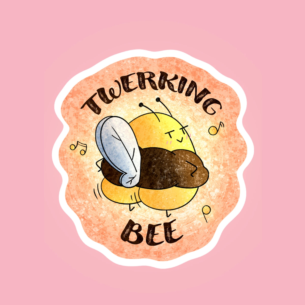 Sticker Tuerkcing Sticker - Twerking bee – Scrappy Shop